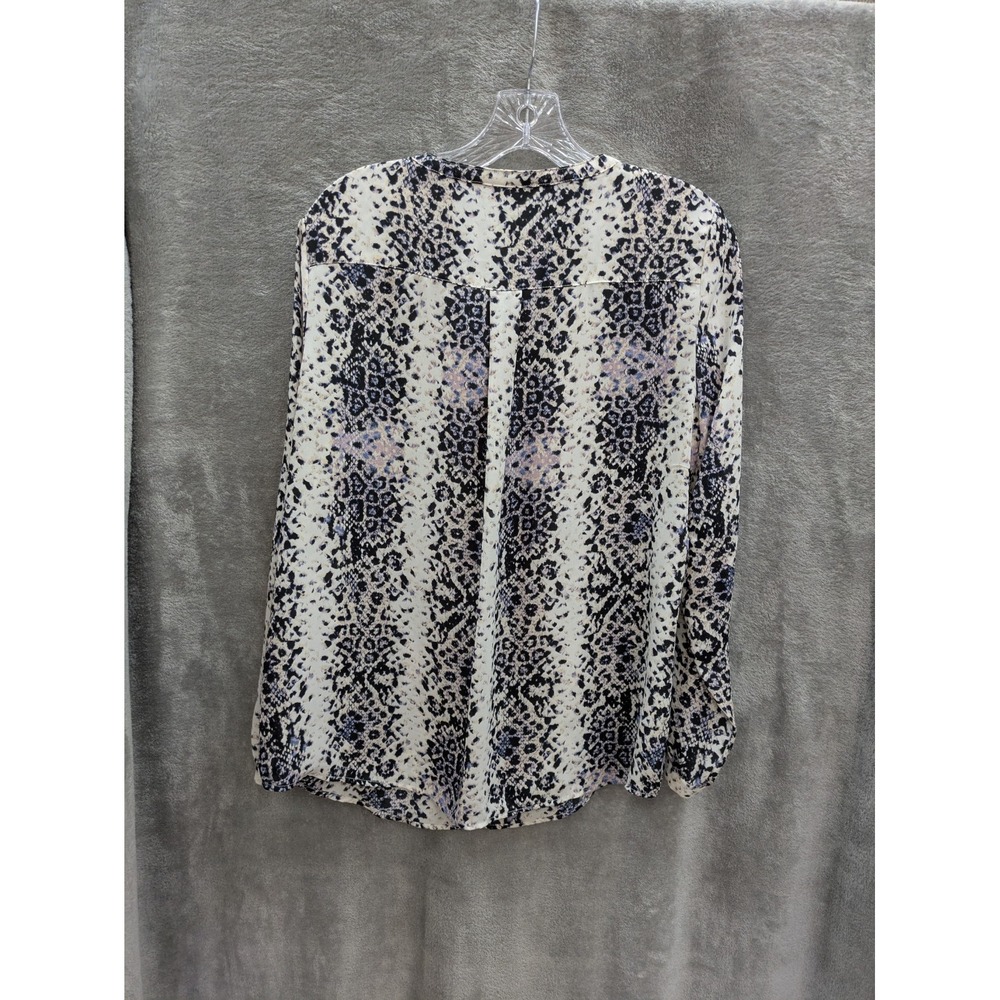 Animal Print Blouse Women's Medium‎ Coquette Office Casual Workwear - Picture 4 of 7